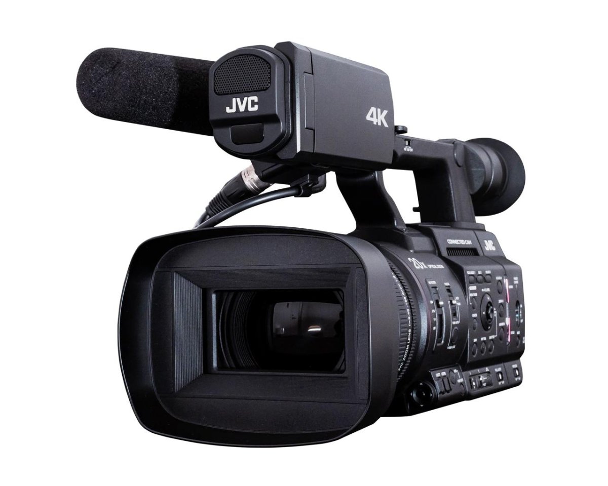 JVC 4Kビデオカメラ HC500 美品 JVC GY-HC500E 4K ENG hand-held camcorder - Camcorders + ENG