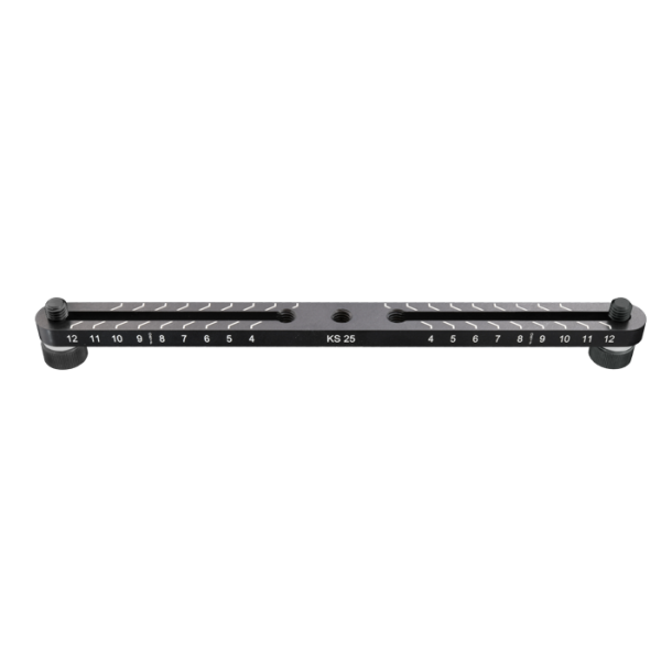 Microtech Gefell KS25 Microphone bar, 25 cm, for XY / ORTF, black anodised