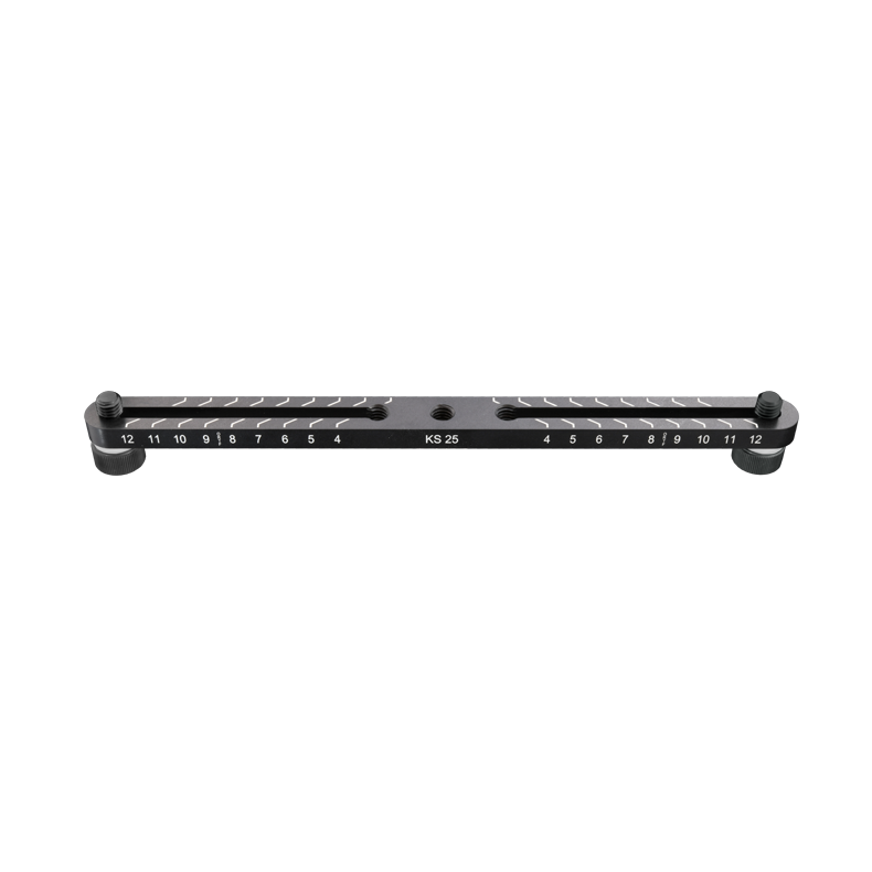 Microtech Gefell KS25 Microphone bar, 25 cm, for XY / ORTF, black anodised