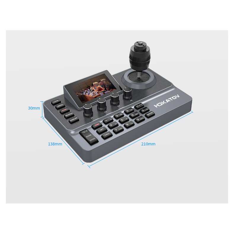 Kato Vision KT-KC10N (NDI) - Multi-function PTZ camera control keyboard