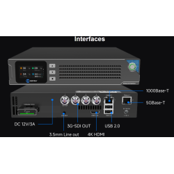 Kiloview Kilolink Station Pro, All-in-One Hardware Bonding Receiver &amp; Device Management Platform, Pro version with 4 x 3G-SDI and 1 x HDMI output