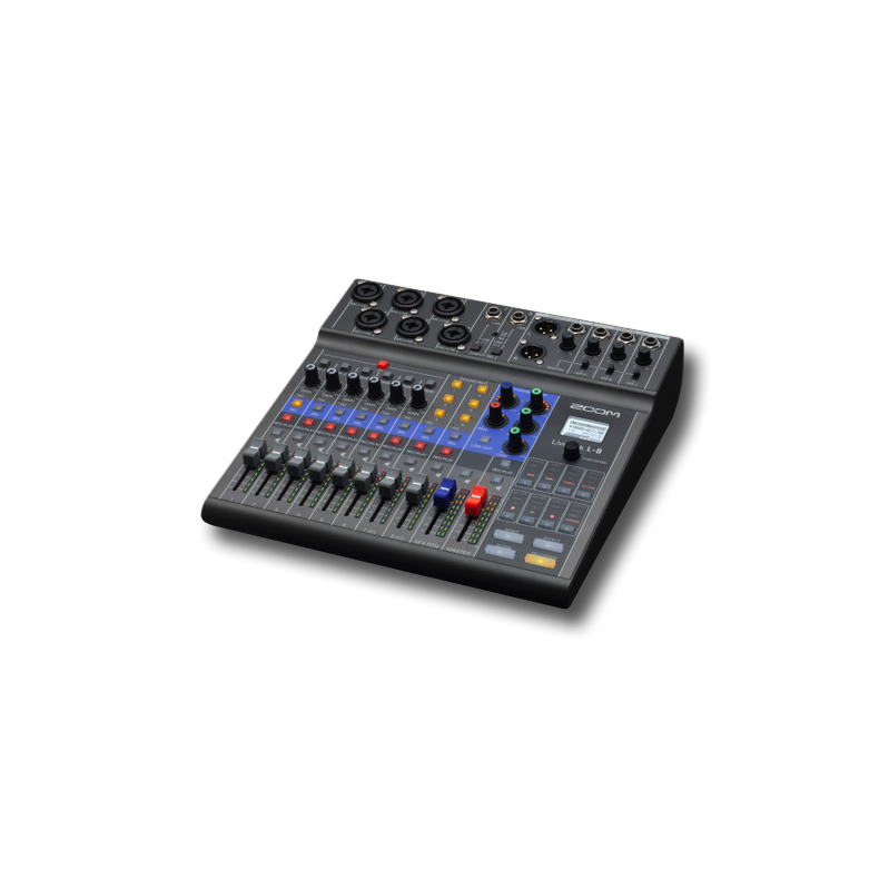 Zoom LiveTrak L-8 Digital Live Mixer and Recorder - 8 channel