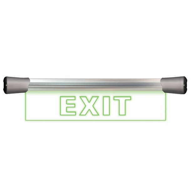 Sonifex LD-40F1EXIT LED Single Flush Mounting 40cm EXIT sign