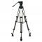 Libec LX5 M video tripod with fluid head and mid-level spreader