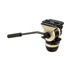 Libec NH30 Dual-Videostativkopf f�r 75mm Halbschale / Flat Base und Schwenkarm, Traglast 10kg