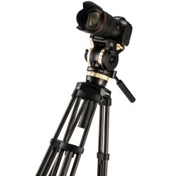 Libec NX-100C Leichtes Stativ-Set bestehend aus Kopf, Stativ, Bodenspinne und Tragetasche