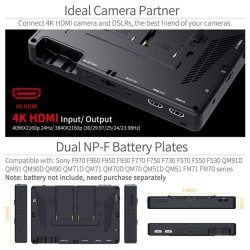 Feelworld LUT7 7" 3D LUT 4K HDMI Monitor