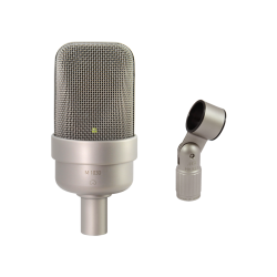 Microtech Gefell M 1030 Studio Condenser Microphone Satin Nickel with MH93.1