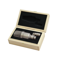 Microtech Gefell Kodensatormikrofon M 930 Ts Nicke matt mit Mikrofonhalter