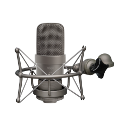 Microtech Gefell M 950 Kondensatormikrofon - dunkel bronze mit Shockmount und Adapter