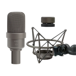 Microtech Gefell M 950 Kondensatormikrofon - dunkel bronze mit Shockmount und Adapter