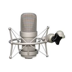 Microtech Gefell M 950 Kondensatormikrofon - nickel matt mit Shockmount und Adapter