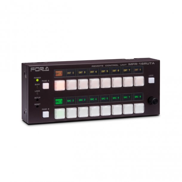 For-A MFR-16RUTA 16 Button Router Control Panel Desktop Version
