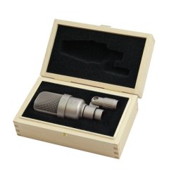 Microtech Gefell M 940 Condenser Microphone with shockmount and adapter, satin nickel