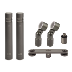 Microtech Gefell M300 Stereo - Matched pair of miniature condenser mics, dark bronze incl. MH93.1 ho