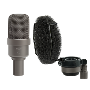 Microtech Gefell M930 Studio Condenser Microphone Dark Bronze, with EH93P - Broadcast Bundle