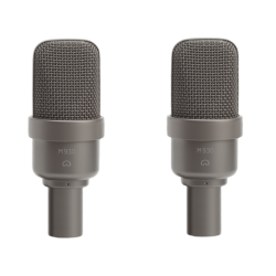 Microtech Gefell M930 Matched pair of condenser microphones -Stereo, dark bronze, with KS25
