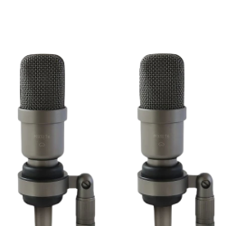 Microtech Gefell M930Ts Matched pair of condenser microphones -Stereo, dark bronze, with KS25