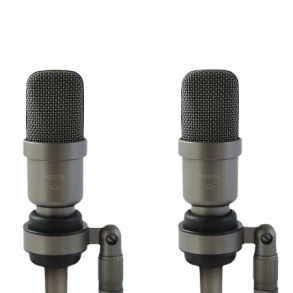 Microtech Gefell M930Ts Matched pair of condenser microphones -Stereo, dark bronze, with KS25