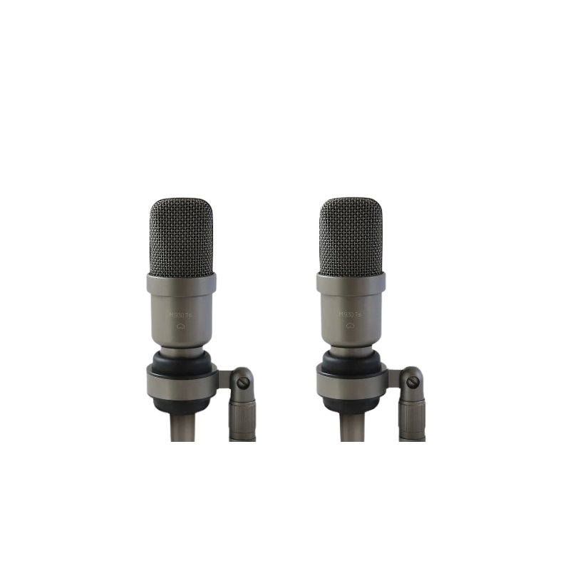 Microtech Gefell M930Ts Matched pair of condenser microphones -Stereo, dark bronze, with KS25