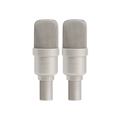 Microtech Gefell M930Ts Matched pair of condenser microphones -Stereo, satin nickel, with KS25