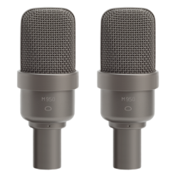 Microtech Gefell M950 Matched pair of condenser microphones -Stereo, dark bronze, with KS25