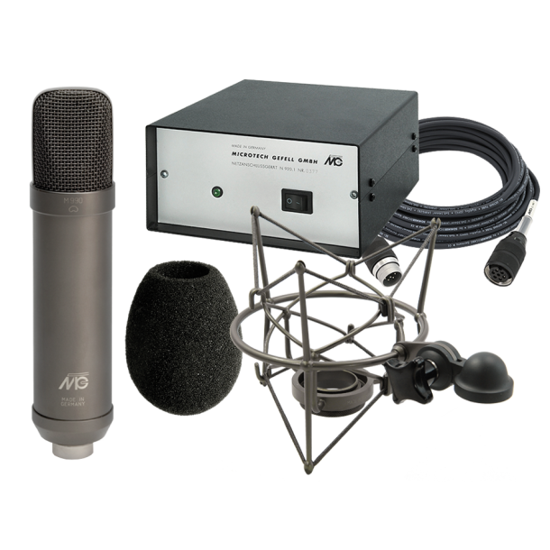 Microtech Gefell M990 Tube condenser microphone, dark bronze (M930 capsule)
