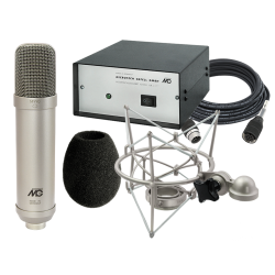 Microtech Gefell Tube condenser microphone M990, satin nickel