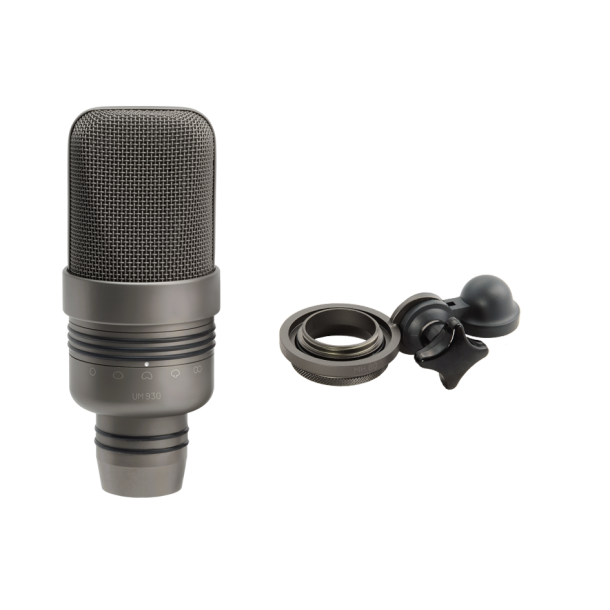 Microtech Gefell UM930 Studio condenser microphone, dark bronze, with MH80