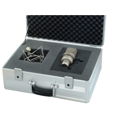 Microtech Gefell UM930 Studio condenser microphone, satin nickel, with EA92