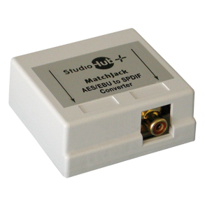 Studiohub MJ-SPDIFIN MatchJack AES/EBU to S/PDIF Converter (balanced to unbalanced)