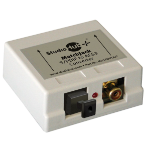 Studiohub MJ-SPDIFOUT MatchJack S/PDIF to AES/EBU Converter (unbalanced to balance)