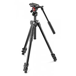 Manfrotto MK290LTA3-VUS 290 Light Alu Tripod w/ Befree Live Fluid Video Head Kit