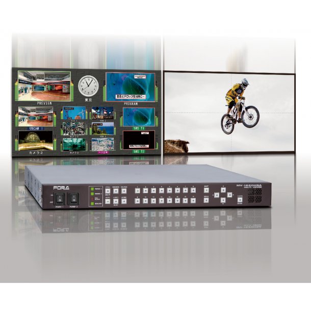 For-A MV-1620HSA Multiviewer 4K-input Support, 16 Channels of Input, HD Dual-Screen