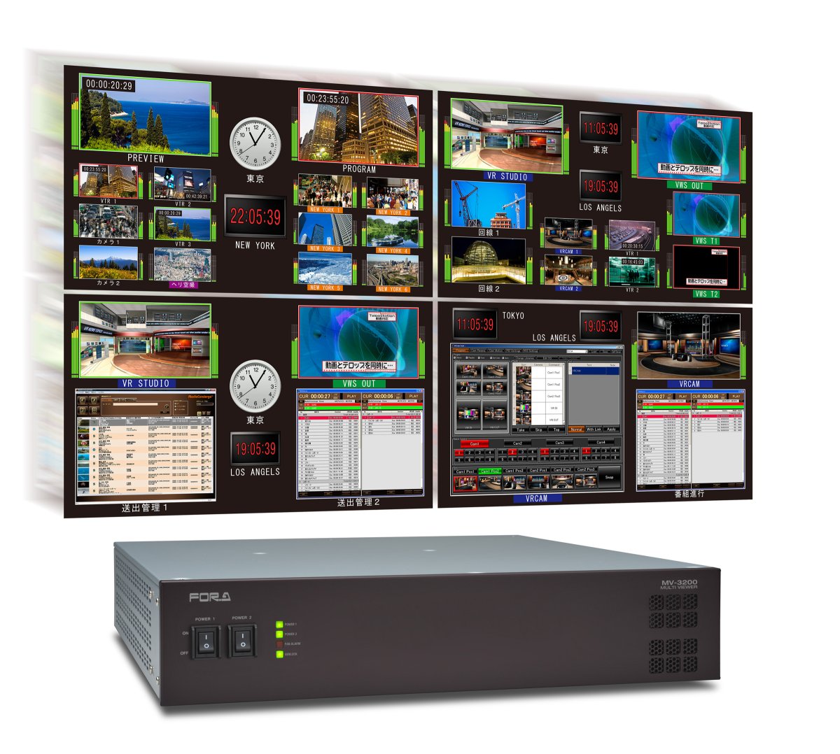 For-A MV-32PCDO Multiviewer - Video Monitors - BroadcastStoreEurope.com