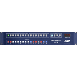 AEV Matrix AD 16x16 Stereo audio balanced matrix. 16 IN / 16 OUT