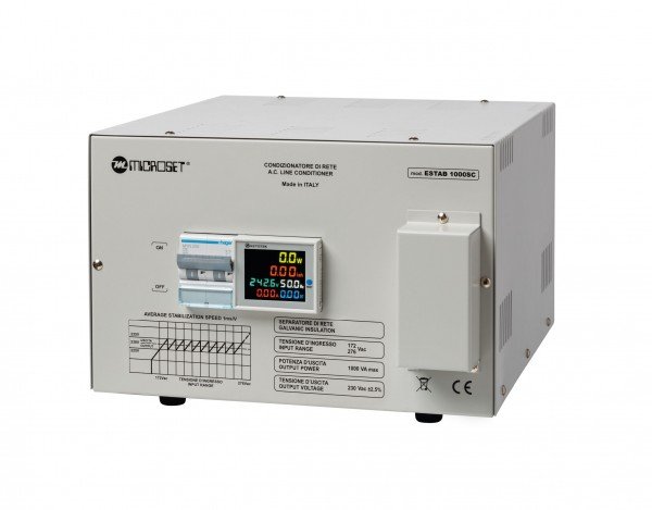 Microset ESTAB 2000SC Stabilizer 2000VA 230V AC - Power Supplies and ...