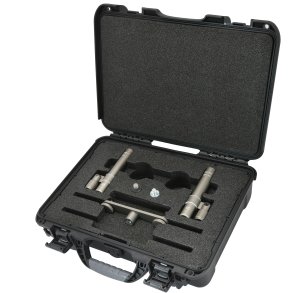 Microtech Gefell M300 Stereo - Matched pair of miniature condenser mics, dark bronze incl. MH93.1 ho