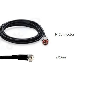 Interbay cable Cellflex 1/2inch, 50 m, Connector N male + 7/16 male