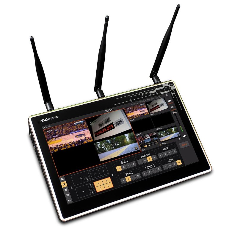 Nagasoft Caster X1 direct Broadcast Tablet, 3G-SDI, HDMI, Single 4G SIM, Wifi, Lan