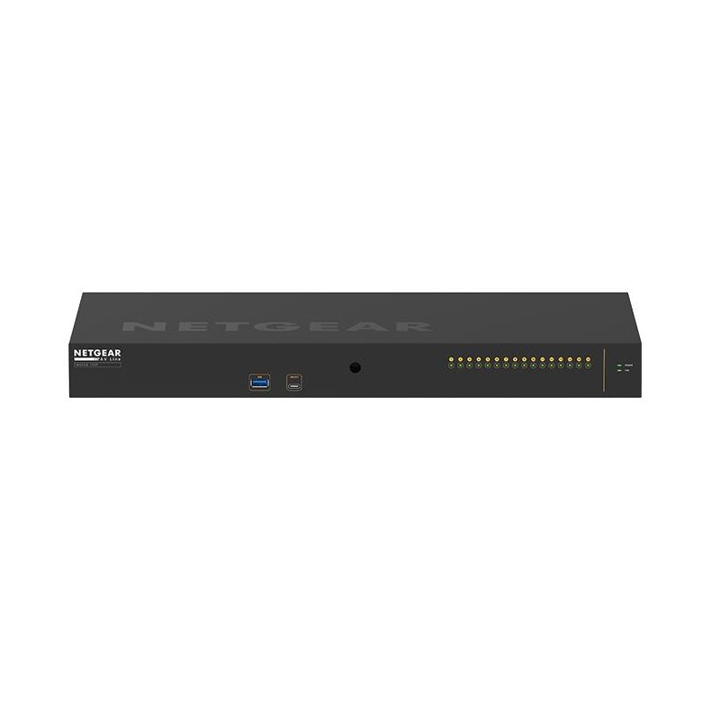 NETGEAR AV Line M4250-16XF Managed Switch 16 ports, including 16 x 1G/10G fiber SFP+ ports 