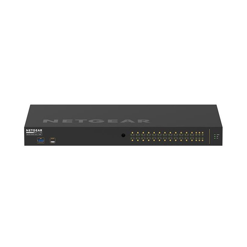 NETGEAR AV Line M4250-26G4F-PoE+Managed Switch for for AV-over-IP systems. 30 ports
