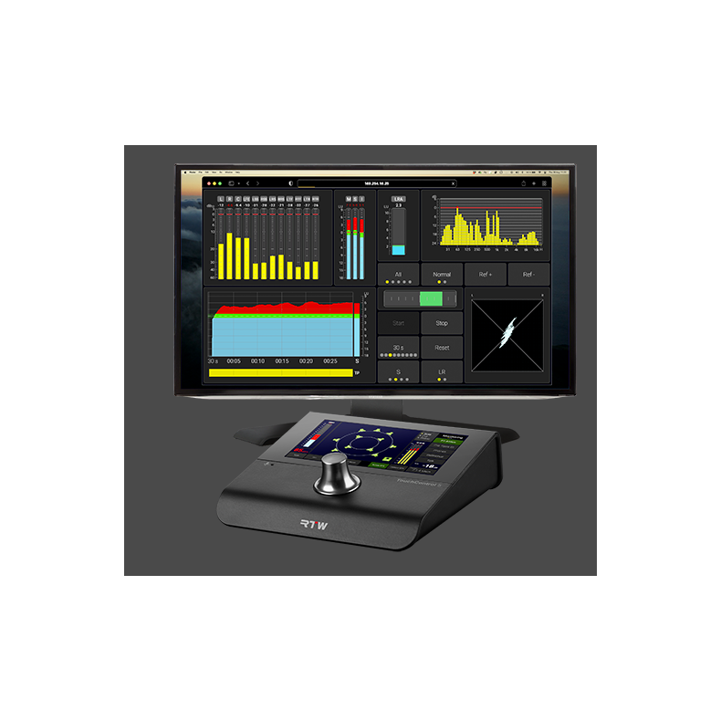 RTW Network Display license for TouchControl 5-real-time audio measurements on the local network