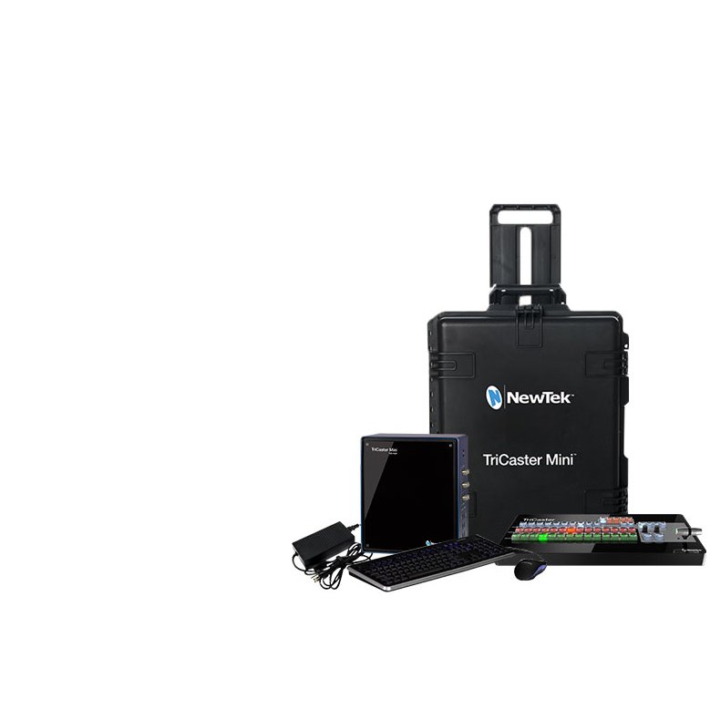 Vizrt TriCaster Mini 4K Deluxe Bundle incl.  TC1 SP, two Spark Plus 4K IO Conv., 2 PTZ1 Cameras