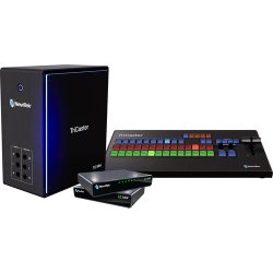 Vizrt TriCaster TC Mini 4K Bundle with 2 x Spark Plus IO12GSDI, Mini CS + transport case