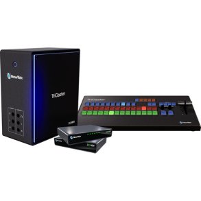 Vizrt TriCaster TC Mini 4K Bundle with 2 x Spark Plus IO12GSDI, Mini CS + transport case
