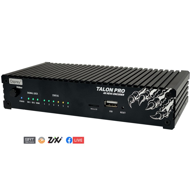 Osprey Talon Pro Encoder 2x 3G-SDI, 4K HDMI, Unbalanced Stereo Audio Input