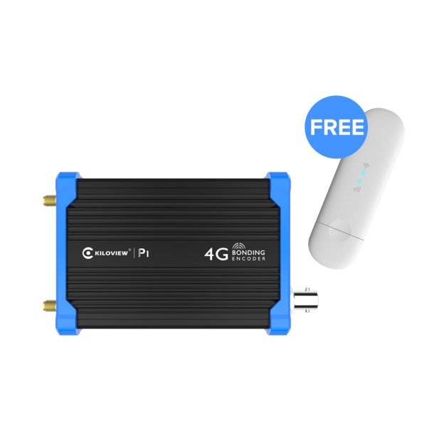 Kiloview P1 (HD 3G-SDI Wireless 4G-LTE Bonding Video Encoder), portable, outdoor