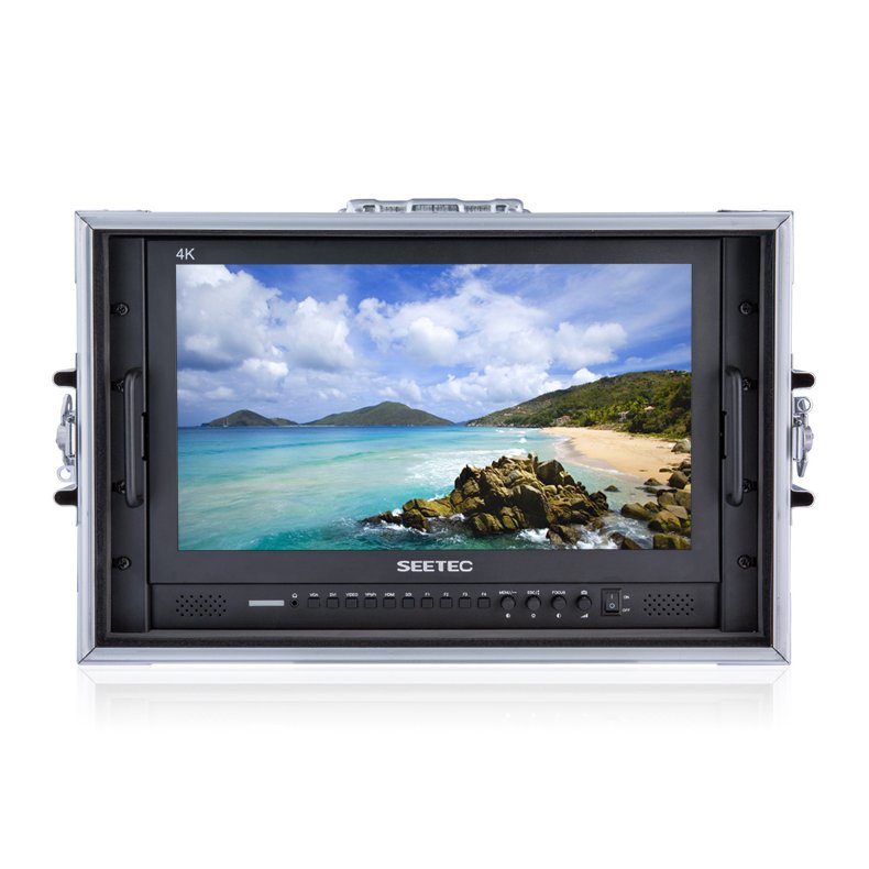 Seetec P173-9HSD-CO 17.3" Carry-on Broadcast Director Monitor with 3G-SDI HDMI AV Aluminum Design