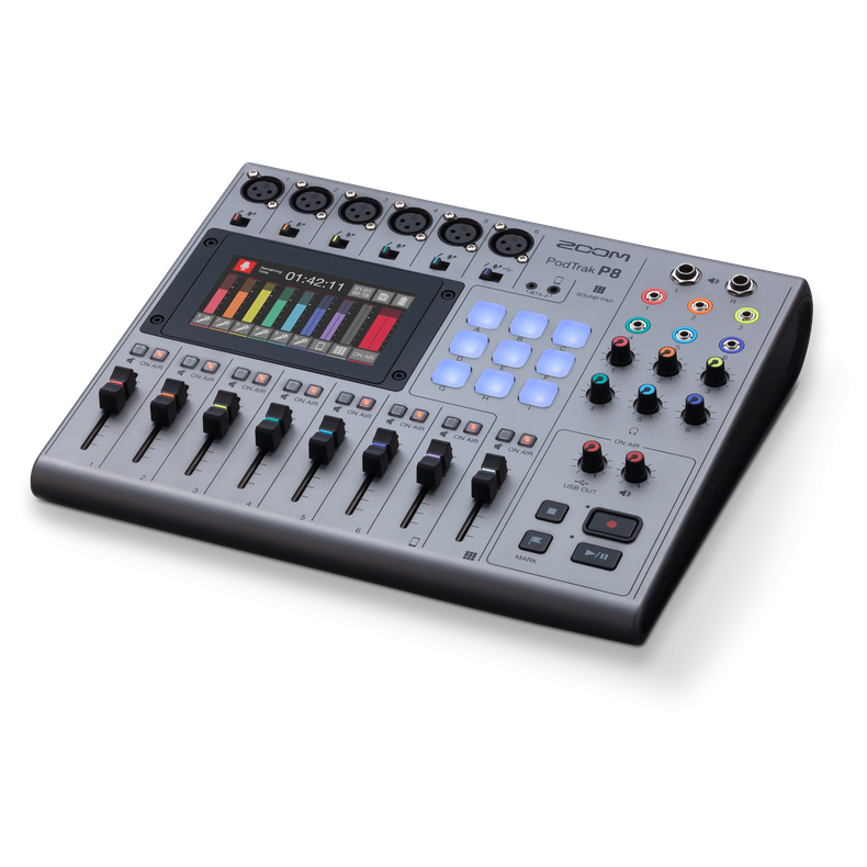 Zoom P8 PodTrak - Podcasting Mixer and Interface